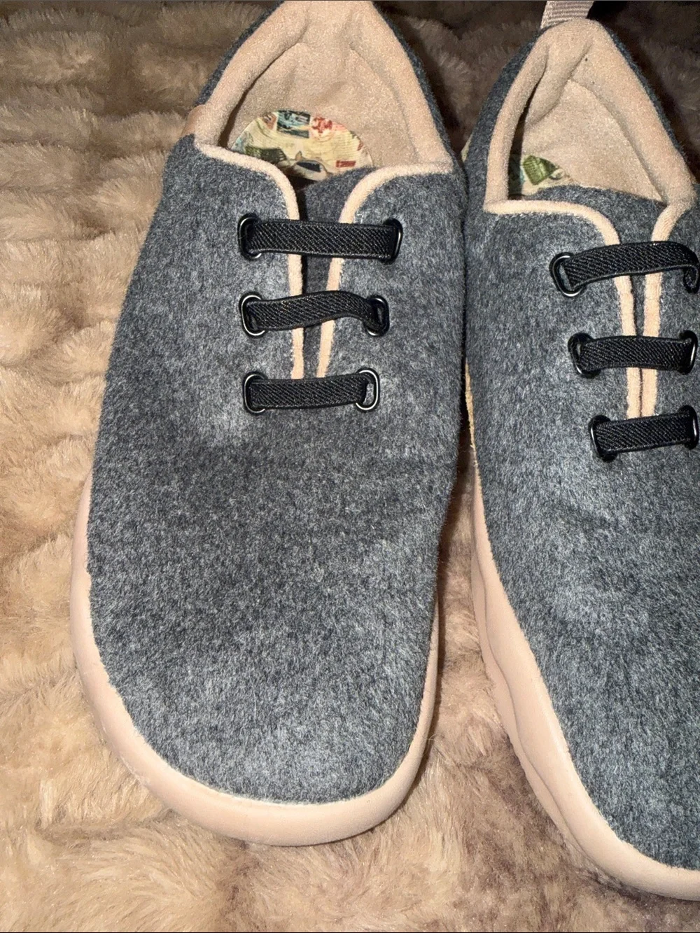 UIN Women's Walking Shoes Casual Loafers Comfort Sneaker (Grey), sz 8